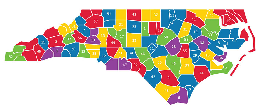 map of all nc counties